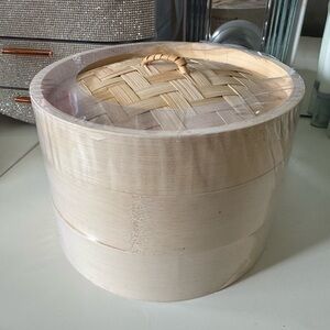 Berghoff Worldwide Bamboo Steamer Basket (7 Inch Diameter)